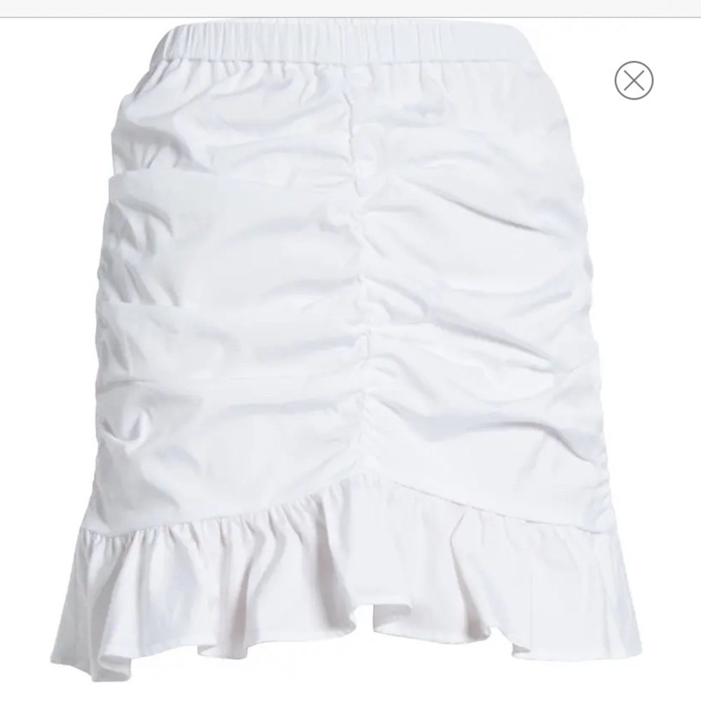 Open Edit Ruched Ruffle Mini Skirt NWT - Picture 5 of 8